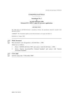 AS/NZS 4441(INT):1996 AMDT 1