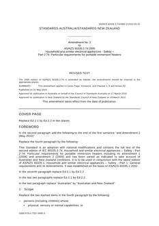 AS/NZS 60335.2.74:2005 AMDT 2
