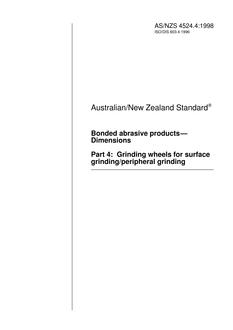 AS/NZS 4524.4:1998 AS/NZS 4524.4:1998