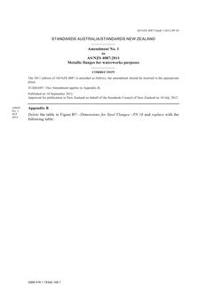 AS/NZS 4087:2011 AMDT 1