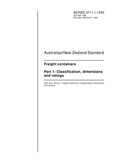 AS/NZS 3711.1:1993 AS/NZS 3711.1:1993