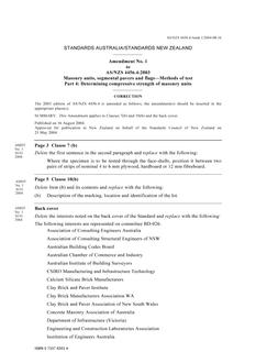 AS/NZS 4456.4:2003 AMDT 1 AS/NZS 4456.4:2003 AMDT 1