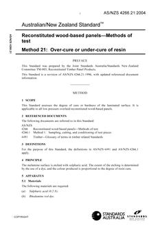 AS/NZS 4266.21:2004 AS/NZS 4266.21:2004