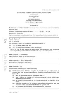 AS/NZS 1841.1:1997 AMDT 1 AS/NZS 1841.1:1997 AMDT 1