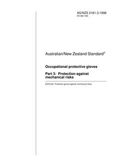 AS/NZS 2161.3:1998 AS/NZS 2161.3:1998