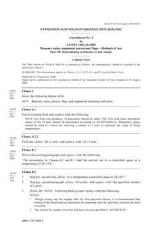 AS/NZS 4456.10:2003 AMDT 2 AS/NZS 4456.10:2003 AMDT 2