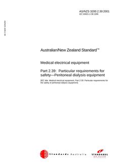 AS/NZS 3200.2.39:2001 AS/NZS 3200.2.39:2001