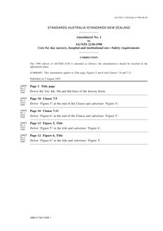 AS/NZS 2130:1998 AMDT 1 AS/NZS 2130:1998 AMDT 1