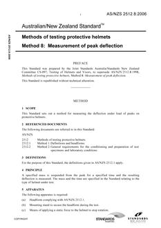AS/NZS 2512.8:2006 AS/NZS 2512.8:2006
