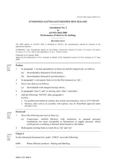 AS/NZS 3662:2005 AMDT 2