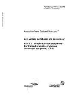 AS/NZS IEC 60947.6.2:2015 AS/NZS IEC 60947.6.2:2015