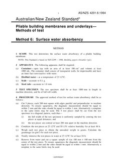 AS/NZS 4201.6:1994 AS/NZS 4201.6:1994