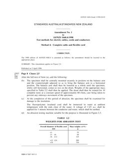 AS/NZS 1660.4:1998 AMDT 1 AS/NZS 1660.4:1998 AMDT 1
