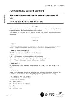 AS/NZS 4266.23:2004 AS/NZS 4266.23:2004