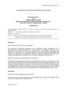 AS/NZS 3350.2.26:1996 AMDT 3