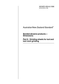 AS/NZS 4524.6:1998 AS/NZS 4524.6:1998