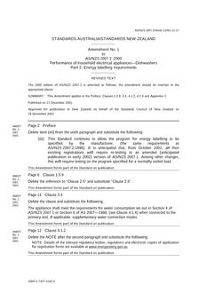 AS/NZS 2007.2:2000 AMDT 1