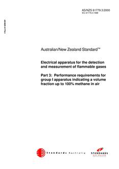 AS/NZS 61779.3:2000 AS/NZS 61779.3:2000