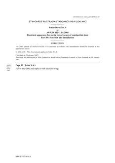 AS/NZS 61241.14:2005 AMDT 4