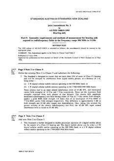 AS/NZS 1088.9:1995 AMDT 1 AS/NZS 1088.9:1995 AMDT 1