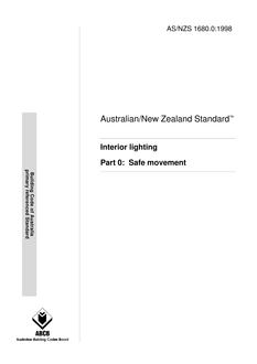 AS/NZS 1680.0:1998 AS/NZS 1680.0:1998