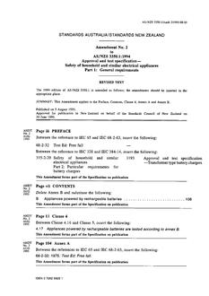AS/NZS 3350.1:1994 AMDT 2 AS/NZS 3350.1:1994 AMDT 2