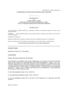 AS/NZS 60335.2.16:2006 AMDT 1