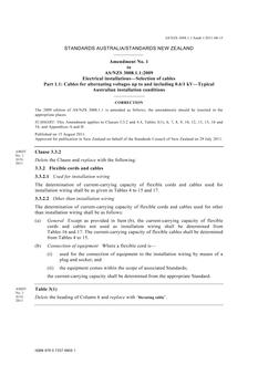 AS/NZS 3008.1.1:2009 AMDT 1