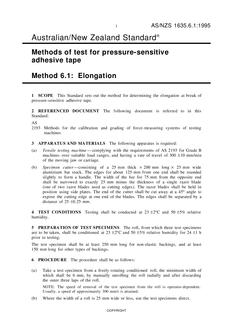 AS/NZS 1635.6.1:1995 AS/NZS 1635.6.1:1995