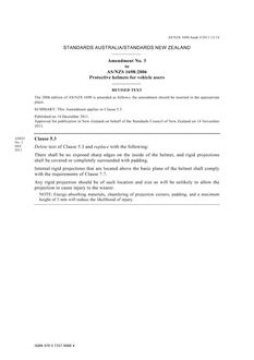 AS/NZS 1698:2006 AMDT 3 AS/NZS 1698:2006 AMDT 3