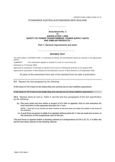 AS/NZS 61558.1:2000 AMDT 3