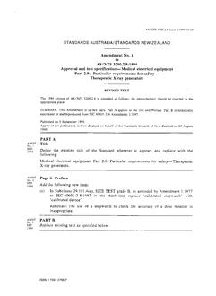 AS/NZS 3200.2.8:1994 AMDT 1 AS/NZS 3200.2.8:1994 AMDT 1