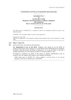 AS/NZS 4417.1:1996 AMDT 3 AS/NZS 4417.1:1996 AMDT 3