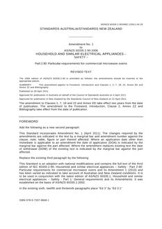 AS/NZS 60335.2.90:2006 AMDT 1