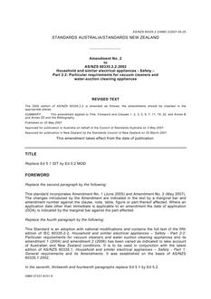 AS/NZS 60335.2.2:2002 AMDT 2