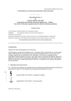 AS/NZS 60335.2.86:2002 AMDT 4