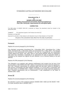 AS/NZS 3350.2.60:2000 AMDT 4