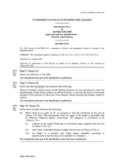 AS/NZS 3103:1993 AMDT 1