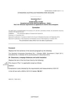 AS/NZS 60335.2.76:2003 Amd 4:2015