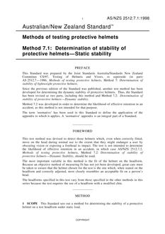 AS/NZS 2512.7.1:1998 AS/NZS 2512.7.1:1998