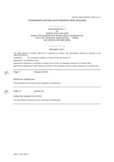 AS/NZS 3350.2.84:2000 AMDT 1 AS/NZS 3350.2.84:2000 AMDT 1