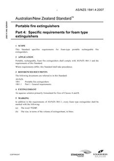 AS/NZS 1841.4:2007 AS/NZS 1841.4:2007