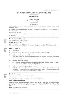 AS/NZS 3718:2005 AMDT 1
