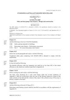AS/NZS 2712:2007 AMDT 1 AS/NZS 2712:2007 AMDT 1