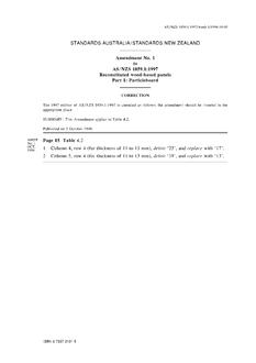 AS/NZS 1859.1:1997 AMDT 1 AS/NZS 1859.1:1997 AMDT 1