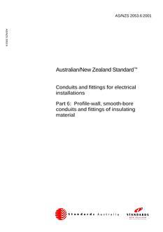 AS/NZS 2053.6:2001 AS/NZS 2053.6:2001
