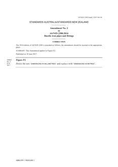 AS/NZS 2280:2014 Amd 2:2017 AS/NZS 2280:2014 Amd 2:2017