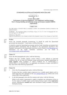 AS/NZS 3823.2:2009 AMDT 1 AS/NZS 3823.2:2009 AMDT 1