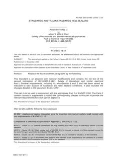 AS/NZS 3350.1:2002 AMDT 1 AS/NZS 3350.1:2002 AMDT 1