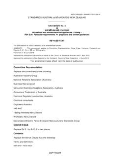 AS/NZS 60335.2.56:2006 Amd 2:2015